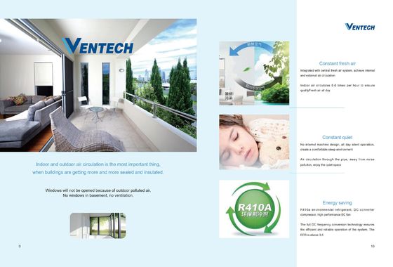 7 Hp 3750m3/H Whole House Air Conditioning System Comfortable
